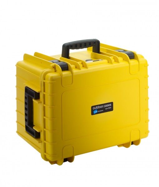 Outdoor case gelb Typ 5500/Y/SI mit Schaumstoffeinsatz